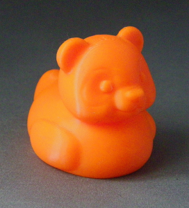 3D Prints - Panda Badeend 1 - Zonnig Oranje (Sunny Orange)