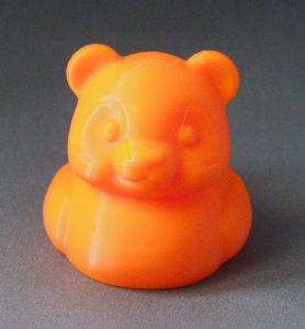 3D Prints - Panda Badeend 1 - Zonnig Oranje (Sunny Orange)