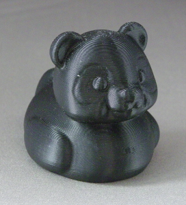 3D Prints - Panda Badeend 1 - Zwart (Black)