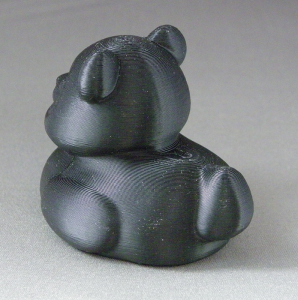 3D Prints - Panda Badeend 1 - Zwart (Black)