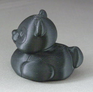 3D Prints - Panda Badeend 1 - Zwart (Black)