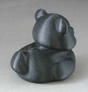 3D Prints - Panda Badeend 1 - Zwart (Black)