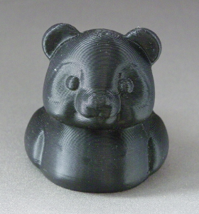 3D Prints - Panda Badeend 1 - Zwart (Black)