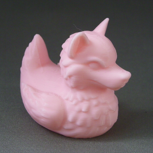 3D Prints - Wolf Badeend 1 - Kersenroze (Sakura Pink)