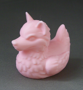 3D Prints - Wolf Badeend 1 - Kersenroze (Sakura Pink)