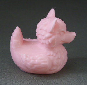 3D Prints - Wolf Badeend 1 - Kersenroze (Sakura Pink)