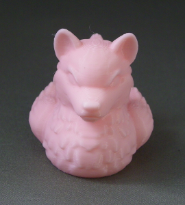 3D Prints - Wolf Badeend 1 - Kersenroze (Sakura Pink)