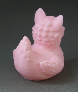 3D Prints - Wolf Badeend 1 - Kersenroze (Sakura Pink)