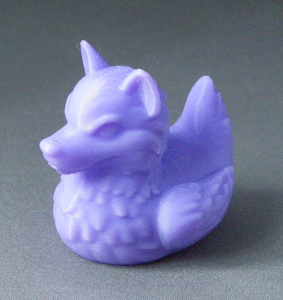 3D Prints - Wolf Badeend 1 - Paars (Purple)