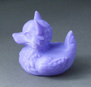 3D Prints - Wolf Badeend 1 - Paars (Purple)