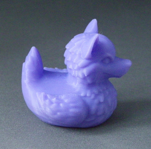 3D Prints - Wolf Badeend 1 - Paars (Purple)