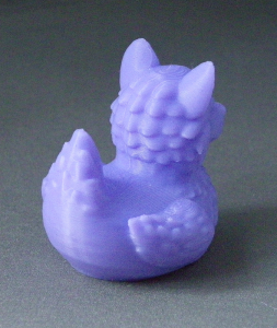 3D Prints - Wolf Badeend 1 - Paars (Purple)