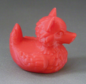 3D Prints - Wolf Badeend 1 - Rood (Red)