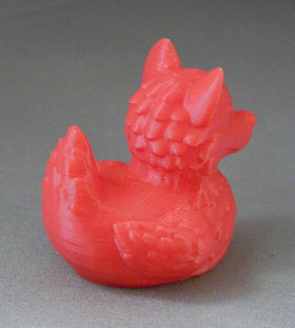 3D Prints - Wolf Badeend 1 - Rood (Red)