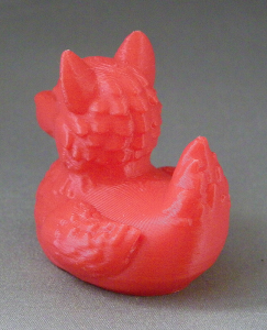 3D Prints - Wolf Badeend 1 - Rood (Red)