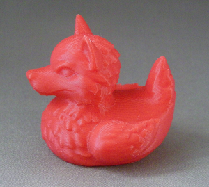 3D Prints - Wolf Badeend 1 - Rood (Red)