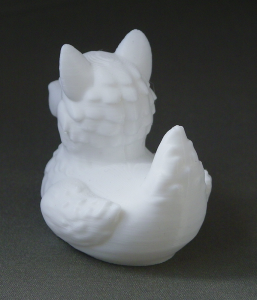 3D Prints - Wolf Badeend 1 - Wit (White)
