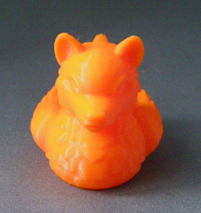 3D Prints - Wolf Badeend 1 - Zonnig Oranje (Sunny Orange)