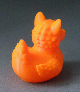 3D Prints - Wolf Badeend 1 - Zonnig Oranje (Sunny Orange)