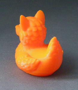 3D Prints - Wolf Badeend 1 - Zonnig Oranje (Sunny Orange)