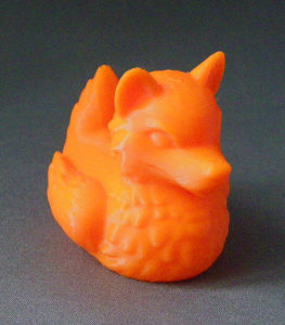 3D Prints - Wolf Badeend 1 - Zonnig Oranje (Sunny Orange)
