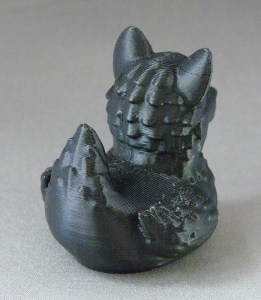 3D Prints - Wolf Badeend 1 - Zwart (Black)