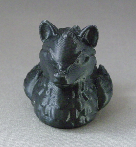 3D Prints - Wolf Badeend 1 - Zwart (Black)