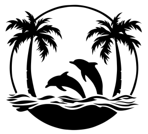 Onderzetter - Dieren - Dolfijn 1