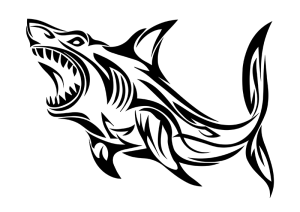 Onderzetter - Dieren - Haai 1