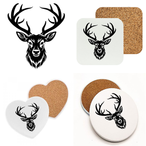 Onderzetter - Dieren - Hert 1