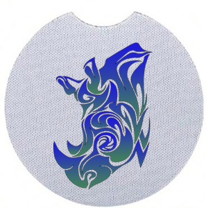 Onderzetter - Dieren - Neushoorn 1