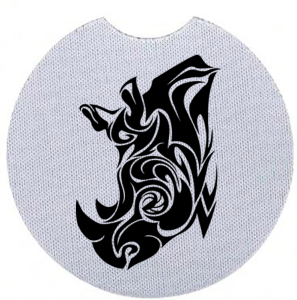 Onderzetter - Dieren - Neushoorn 1