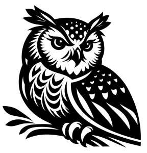 Onderzetter - Dieren - Uil 2