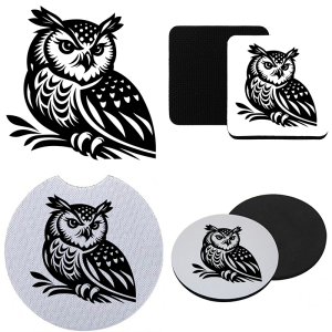 Onderzetter - Dieren - Uil 2