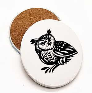 Onderzetter - Dieren - Uil 2