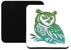 Onderzetter - Dieren - Uil 2