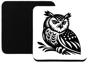 Onderzetter - Dieren - Uil 2