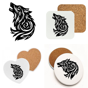 Onderzetter - Dieren - Wolf 1