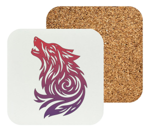 Onderzetter - Dieren - Wolf 1