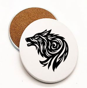 Onderzetter - Dieren - Wolf 1