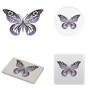 Magneet - Dieren - Vlinder 1
