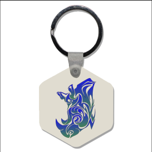 Sleutelhanger - Dieren - Neushoorn 1