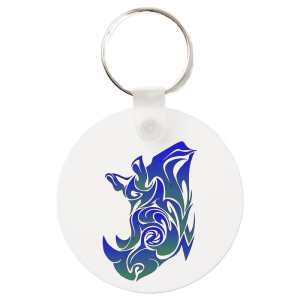 Sleutelhanger - Dieren - Neushoorn 1