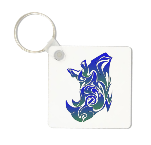 Sleutelhanger - Dieren - Neushoorn 1