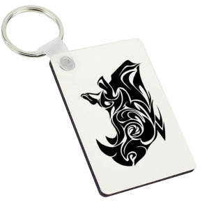 Sleutelhanger - Dieren - Neushoorn 1