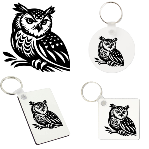 Sleutelhanger - Dieren - Uil 2