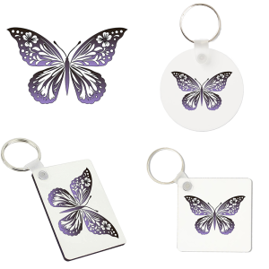 Sleutelhanger - Dieren - Vlinder 1