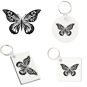 Sleutelhanger - Dieren - Vlinder 1