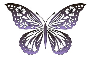 Sleutelhanger - Dieren - Vlinder 1