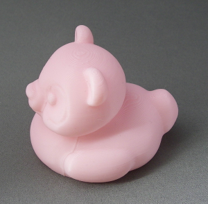 3D Prints - Panda Badeend 1 - Kersenrozen (Sakura Pink)